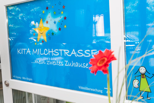 Das Logo der Kita Milchstraße